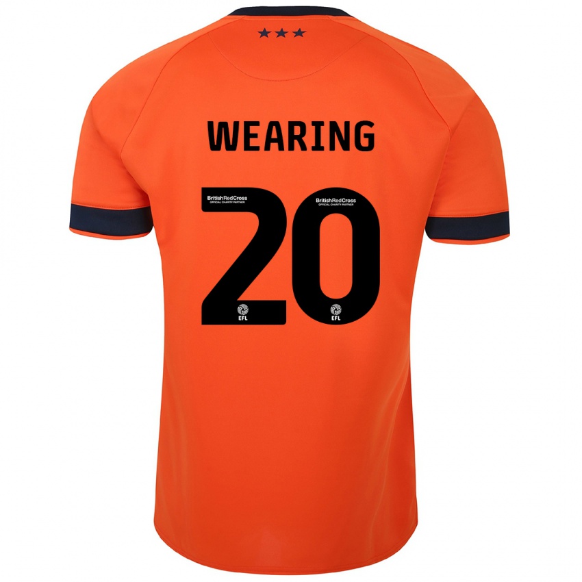 Mujer Camiseta Megan Wearing #20 Naranja 2ª Equipación 2023/24 La Camisa