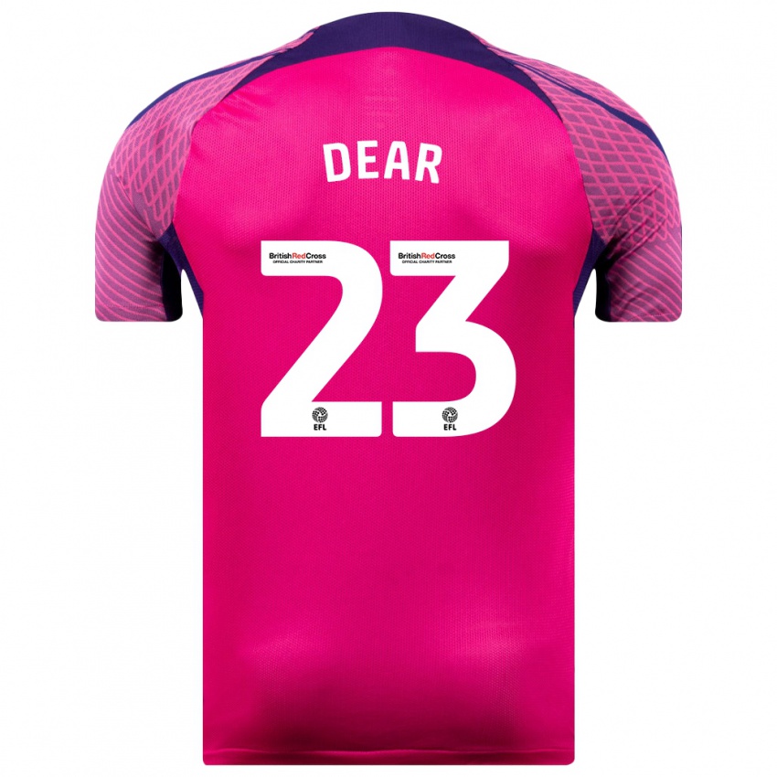 Mujer Camiseta Jenna Dear #23 Morado 2ª Equipación 2023/24 La Camisa