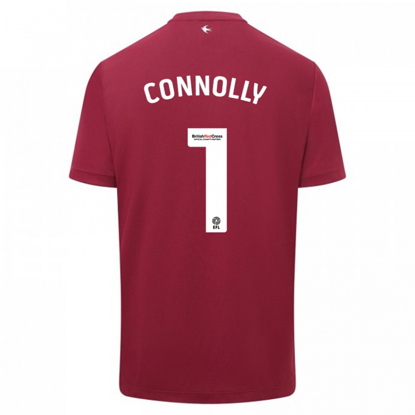 Mujer Camiseta Daisy Connolly #1 Rojo 2ª Equipación 2023/24 La Camisa