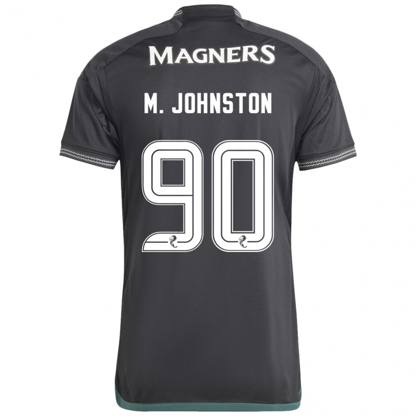 Mujer Camiseta Mikey Johnston #90 Negro 2ª Equipación 2023/24 La Camisa