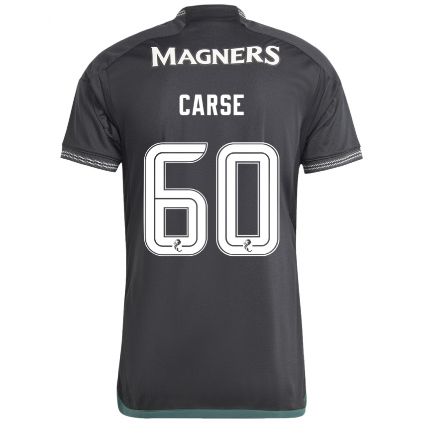 Mujer Camiseta Mackenzie Carse #60 Negro 2ª Equipación 2023/24 La Camisa