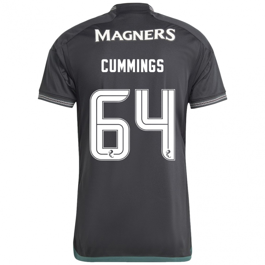 Mujer Camiseta Daniel Cummings #64 Negro 2ª Equipación 2023/24 La Camisa