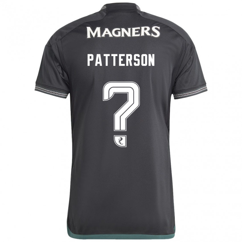 Mujer Camiseta Cameron Patterson #0 Negro 2ª Equipación 2023/24 La Camisa