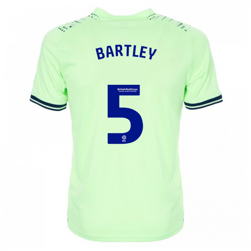 Mujer Camiseta Kyle Bartley #5 Armada 2ª Equipación 2023/24 La Camisa