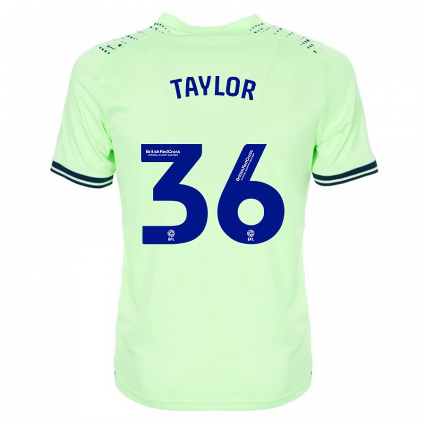 Mujer Camiseta Caleb Taylor #36 Armada 2ª Equipación 2023/24 La Camisa