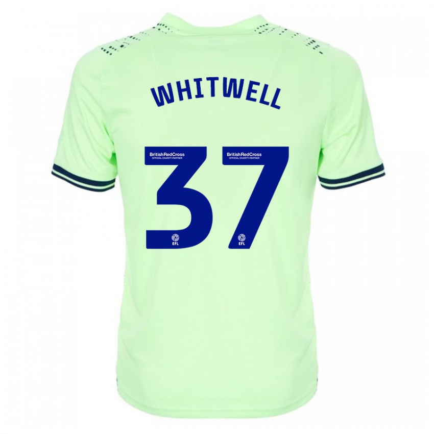 Mujer Camiseta Harry Whitwell #37 Armada 2ª Equipación 2023/24 La Camisa