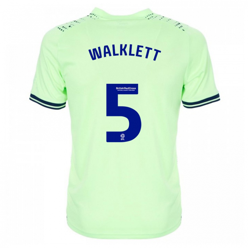 Mujer Camiseta Kerry Walklett #5 Armada 2ª Equipación 2023/24 La Camisa