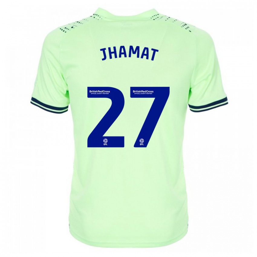 Mujer Camiseta Simran Jhamat #27 Armada 2ª Equipación 2023/24 La Camisa