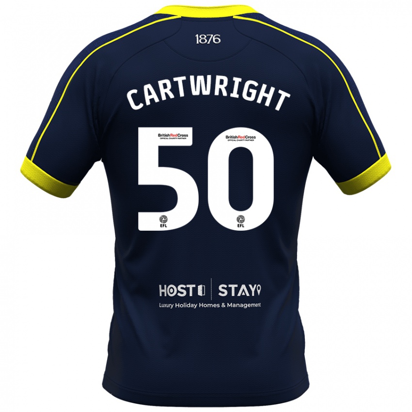 Mujer Camiseta Fin Cartwright #50 Armada 2ª Equipación 2023/24 La Camisa