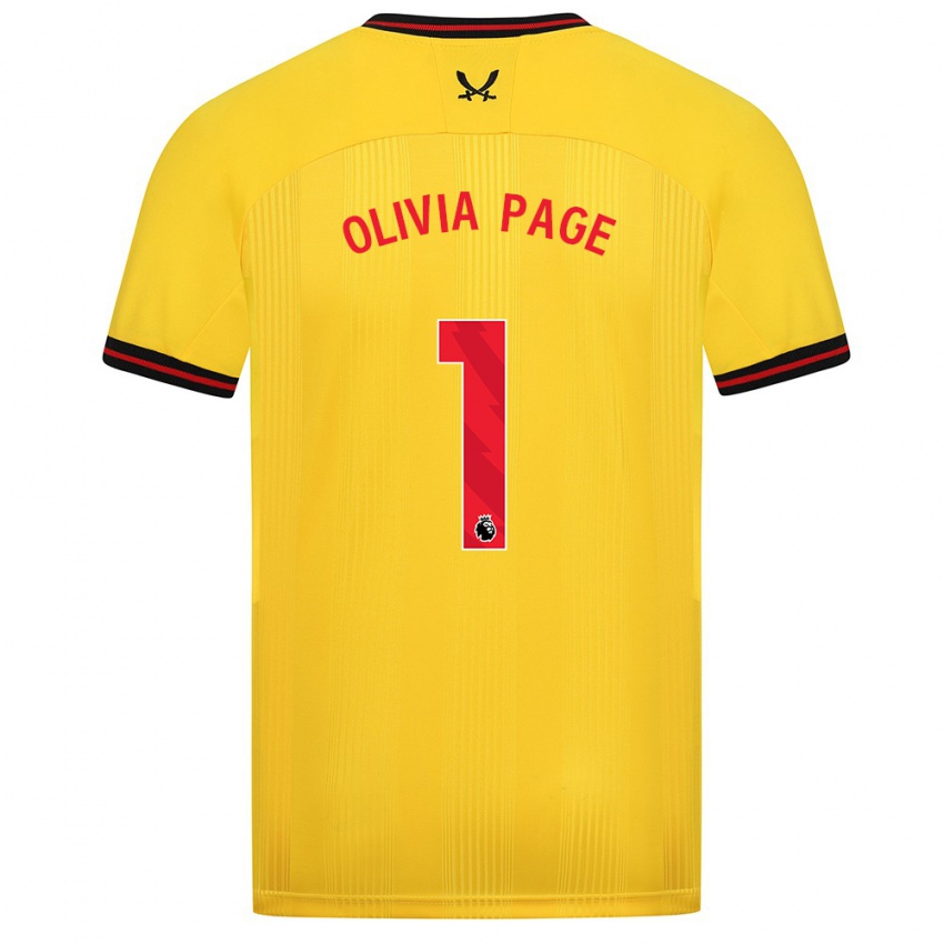 Mujer Camiseta Olivia Page #1 Amarillo 2ª Equipación 2023/24 La Camisa