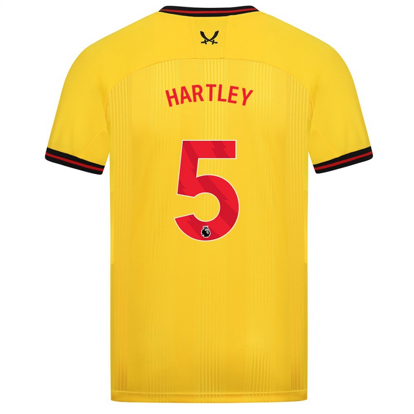 Mujer Camiseta Naomi Hartley #5 Amarillo 2ª Equipación 2023/24 La Camisa