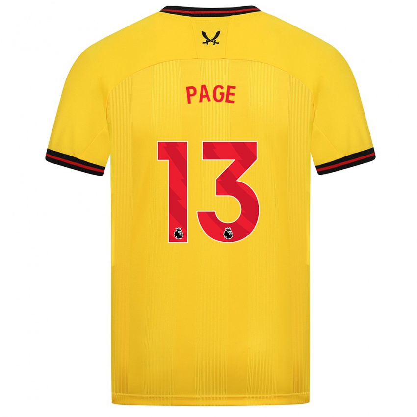Mujer Camiseta Olivia Jane Page #13 Amarillo 2ª Equipación 2023/24 La Camisa