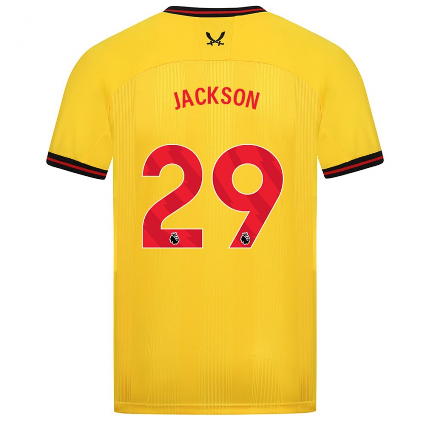 Mujer Camiseta Fallon Olivia Connolly-Jackson #29 Amarillo 2ª Equipación 2023/24 La Camisa