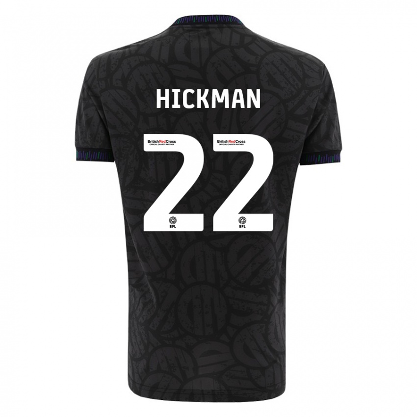 Mujer Camiseta Taylor Gardner-Hickman #22 Negro 2ª Equipación 2023/24 La Camisa