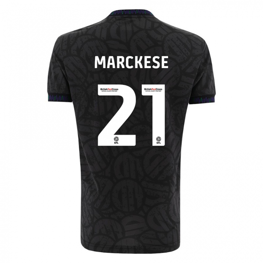 Mujer Camiseta Kaylan Marckese #21 Negro 2ª Equipación 2023/24 La Camisa