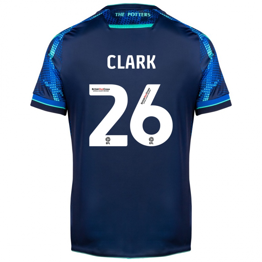 Mujer Camiseta Ciaran Clark #26 Armada 2ª Equipación 2023/24 La Camisa