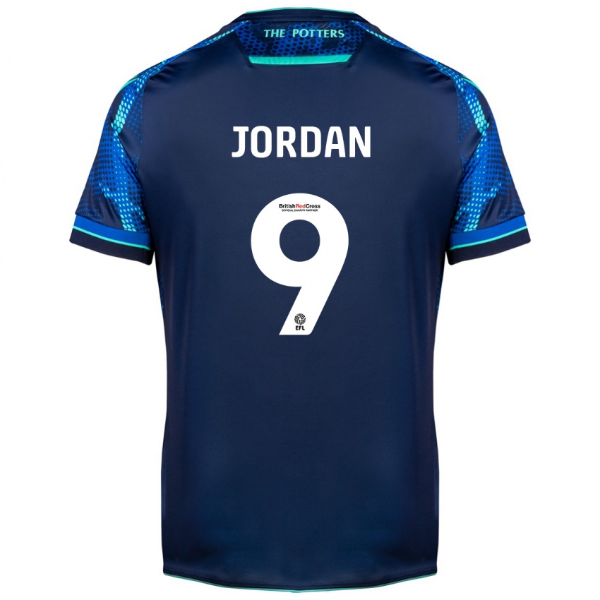 Mujer Camiseta Saffron Jordan #9 Armada 2ª Equipación 2023/24 La Camisa