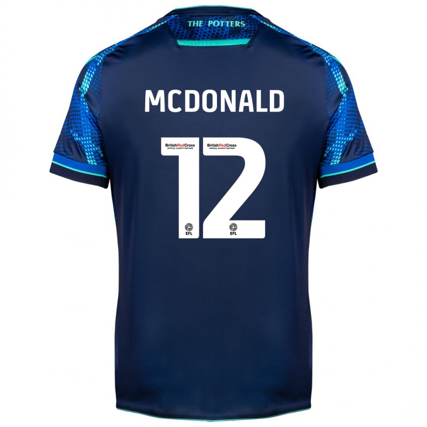 Mujer Camiseta Kayleigh Mcdonald #12 Armada 2ª Equipación 2023/24 La Camisa