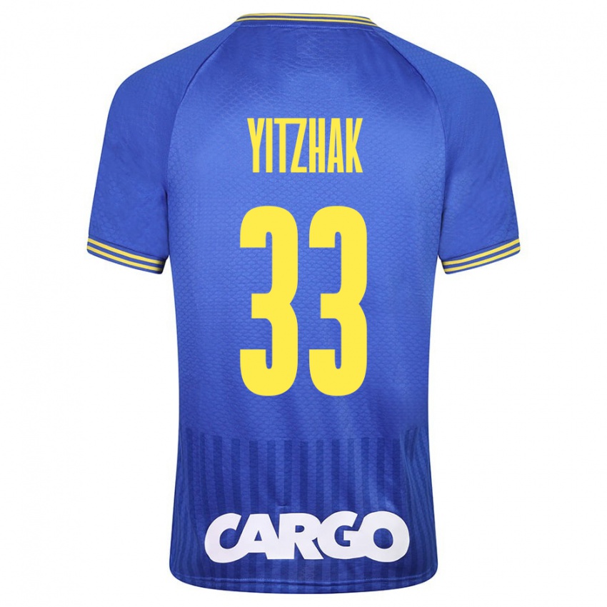 Mujer Camiseta Or Yitzhak #33 Azul 2ª Equipación 2023/24 La Camisa