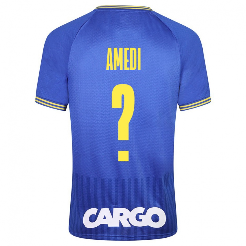 Mujer Camiseta Roei Amedi #0 Azul 2ª Equipación 2023/24 La Camisa