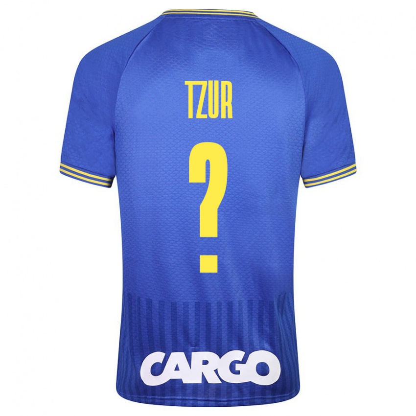 Mujer Camiseta Amit Tzur #0 Azul 2ª Equipación 2023/24 La Camisa