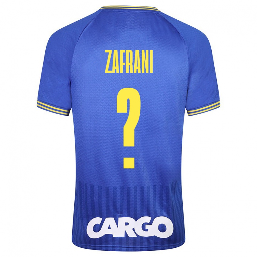 Mujer Camiseta Itay Zafrani #0 Azul 2ª Equipación 2023/24 La Camisa