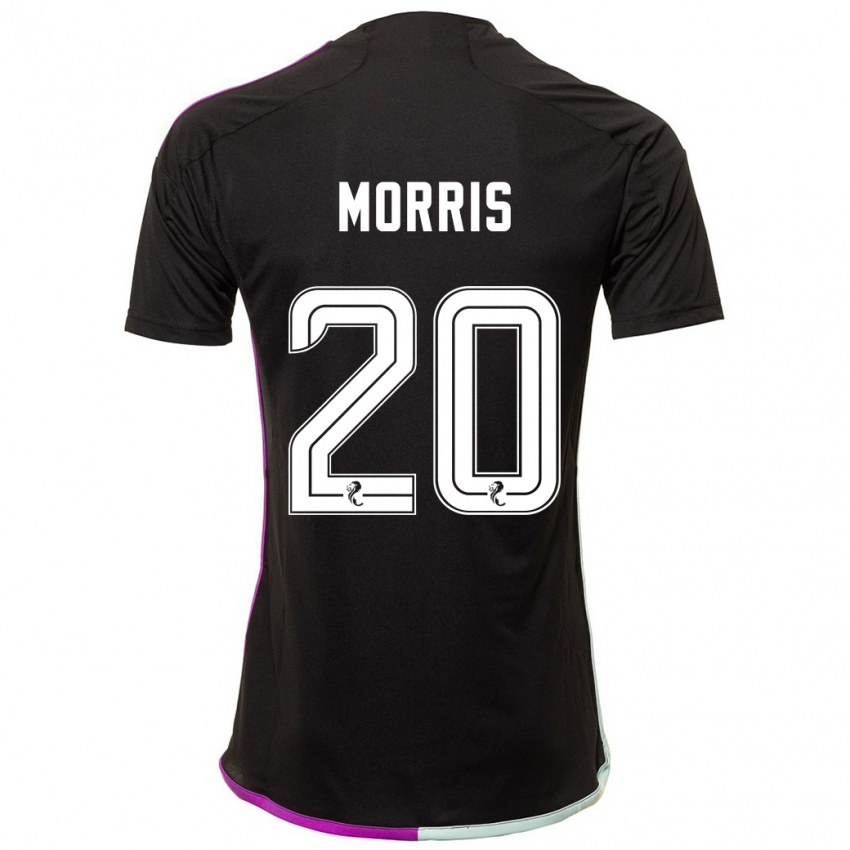 Mujer Camiseta Shayden Morris #20 Negro 2ª Equipación 2023/24 La Camisa