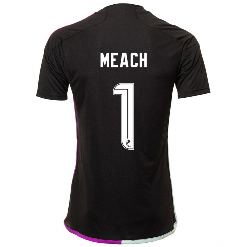 Mujer Camiseta Aaliyah-Jay Meach #1 Negro 2ª Equipación 2023/24 La Camisa