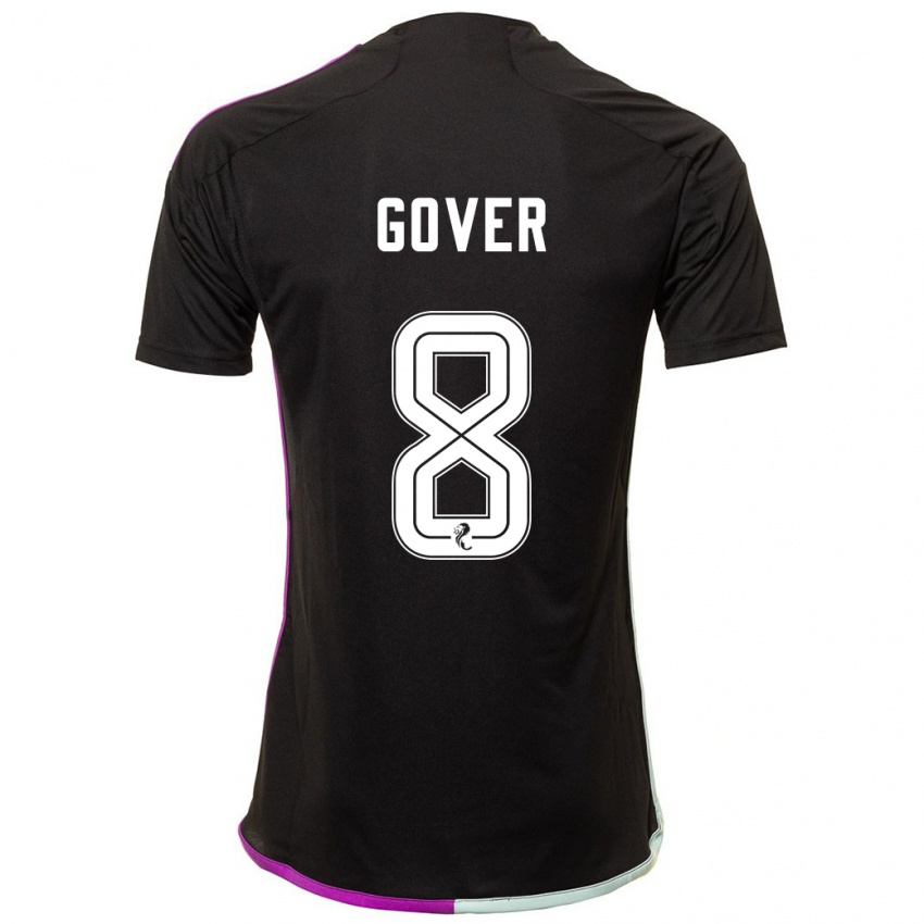 Mujer Camiseta Chloe Gover #8 Negro 2ª Equipación 2023/24 La Camisa