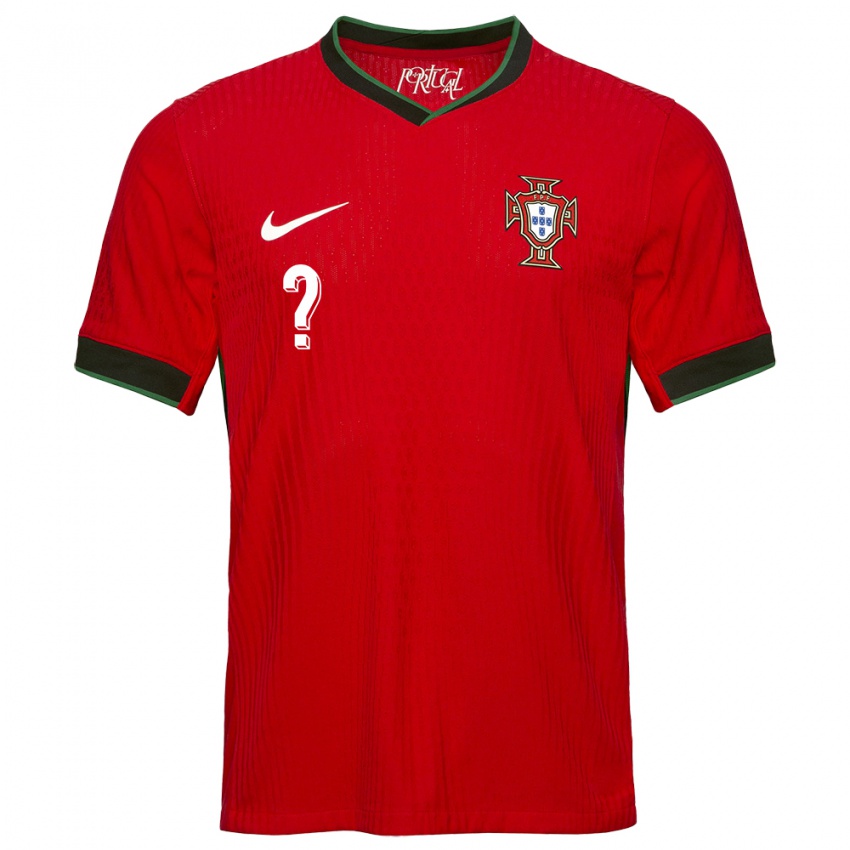 Niño Camiseta Portugal Su Nombre #0 Rojo 1ª Equipación 24-26 La Camisa