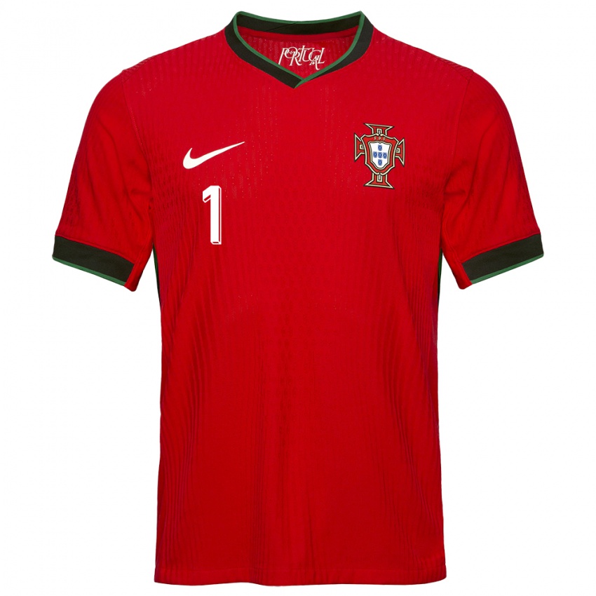 Niño Camiseta Portugal Andre Moreira #1 Rojo 1ª Equipación 24-26 La Camisa