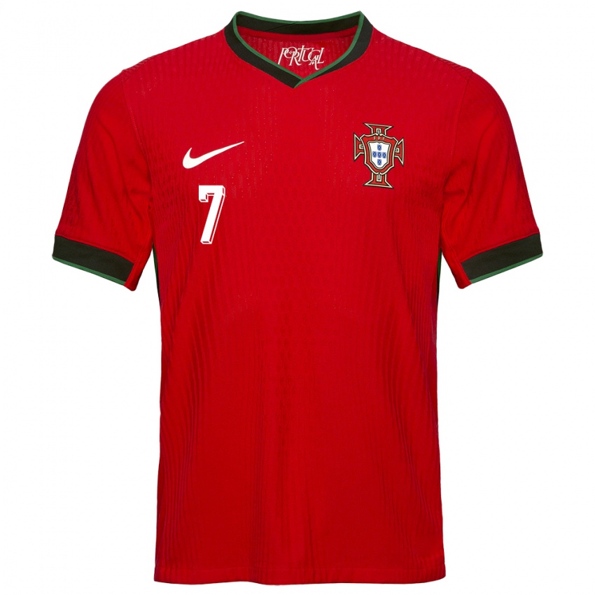 Niño Camiseta Portugal Vanessa Marques #7 Rojo 1ª Equipación 24-26 La Camisa