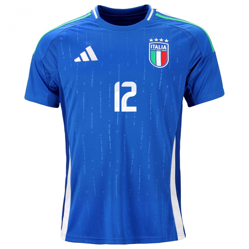 Niño Camiseta Italia Ivan Provedel #12 Azul 1ª Equipación 24-26 La Camisa