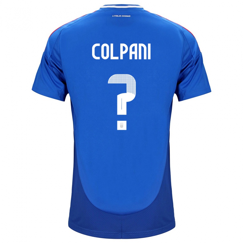 Niño Camiseta Italia Andrea Colpani #0 Azul 1ª Equipación 24-26 La Camisa