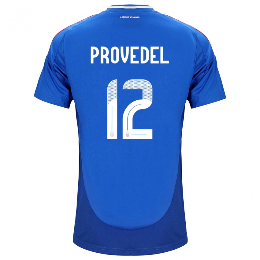 Niño Camiseta Italia Ivan Provedel #12 Azul 1ª Equipación 24-26 La Camisa