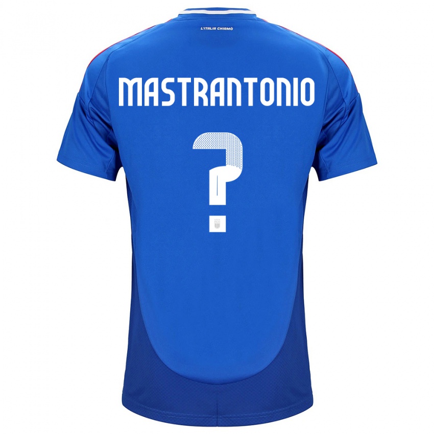 Niño Camiseta Italia Davide Mastrantonio #0 Azul 1ª Equipación 24-26 La Camisa