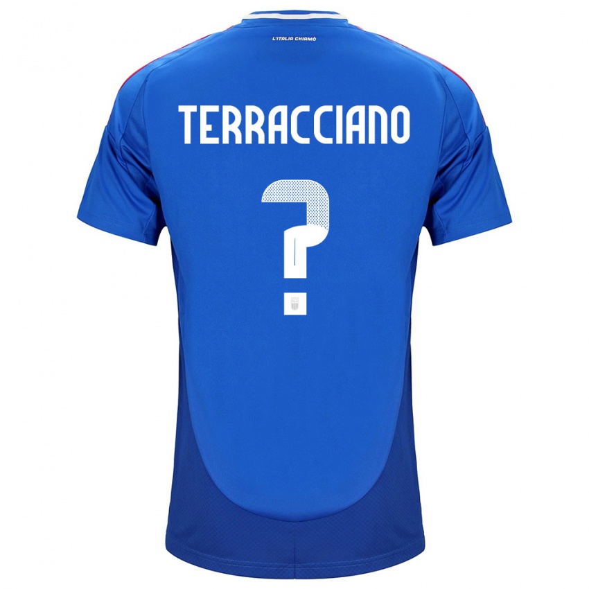 Niño Camiseta Italia Filippo Terracciano #0 Azul 1ª Equipación 24-26 La Camisa