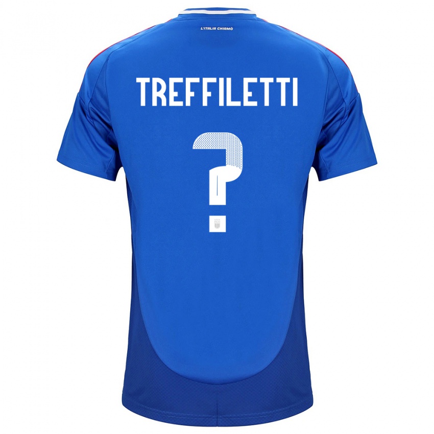 Niño Camiseta Italia Danilo Treffiletti #0 Azul 1ª Equipación 24-26 La Camisa