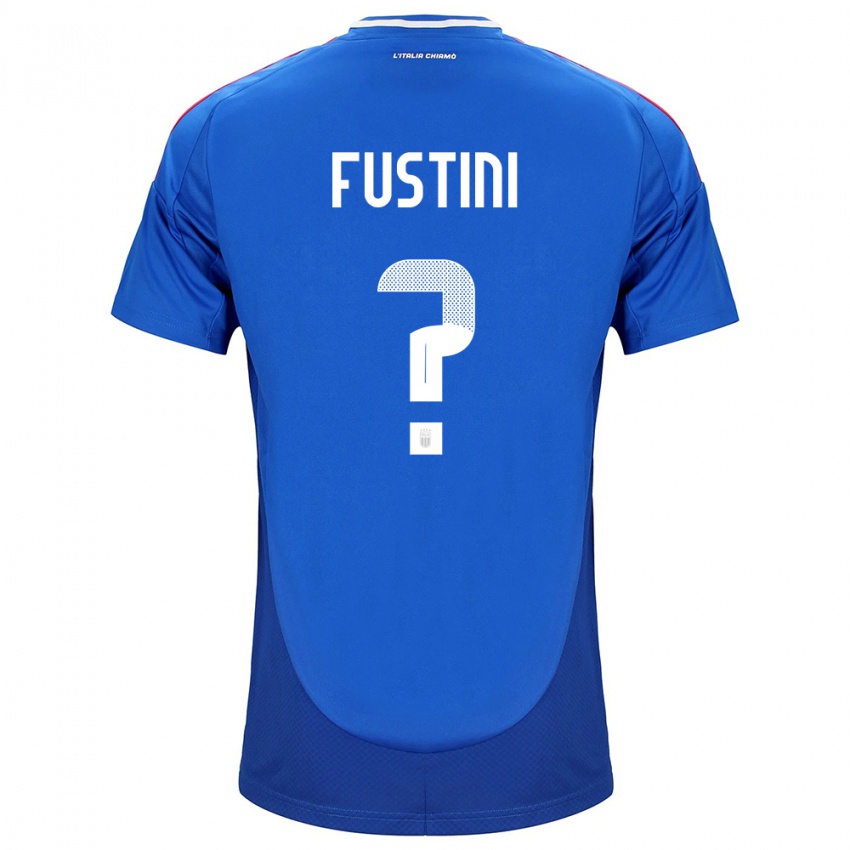 Niño Camiseta Italia Kevin Fustini #0 Azul 1ª Equipación 24-26 La Camisa