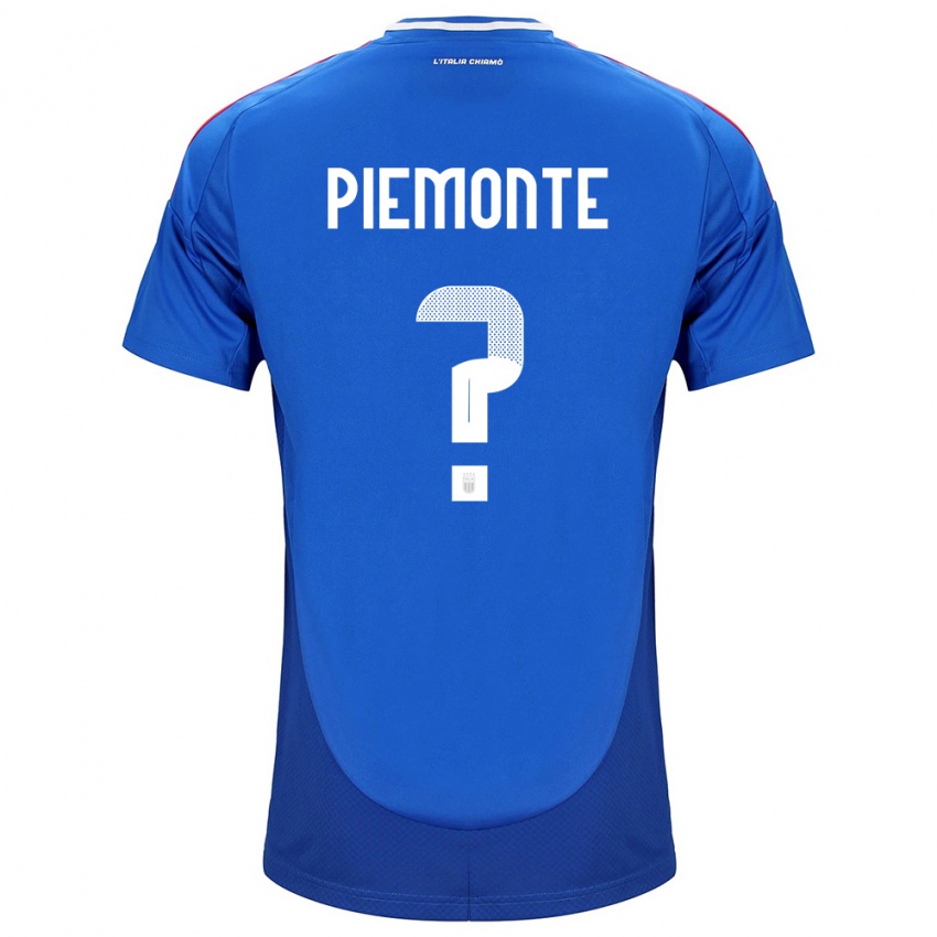 Niño Camiseta Italia Martina Piemonte #0 Azul 1ª Equipación 24-26 La Camisa