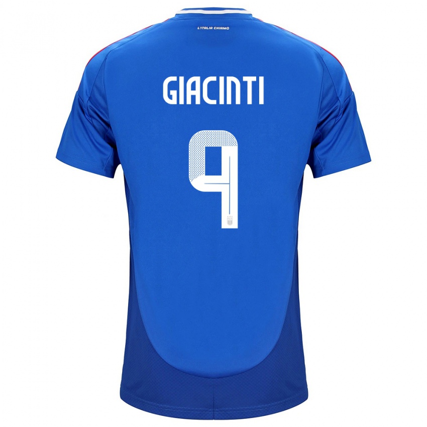 Niño Camiseta Italia Valentina Giacinti #9 Azul 1ª Equipación 24-26 La Camisa