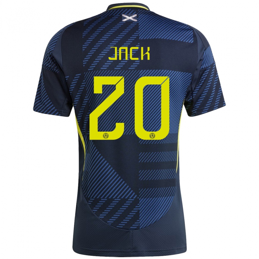 Niño Camiseta Escocia Ryan Jack #20 Azul Oscuro 1ª Equipación 24-26 La Camisa