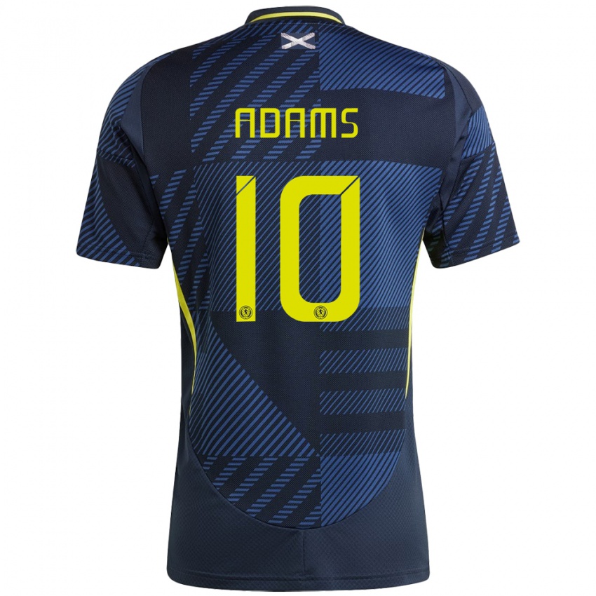 Niño Camiseta Escocia Ché Adams #10 Azul Oscuro 1ª Equipación 24-26 La Camisa