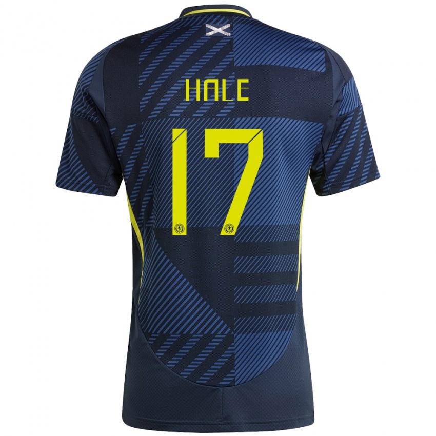 Niño Camiseta Escocia Finlay Hale #17 Azul Oscuro 1ª Equipación 24-26 La Camisa