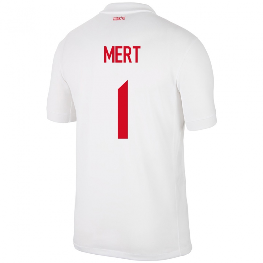 Niño Camiseta Turquía Mert Günok #1 Blanco 1ª Equipación 24-26 La Camisa