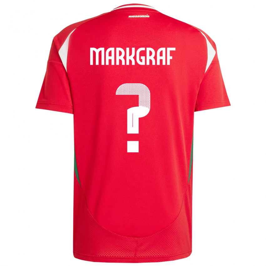 Niño Camiseta Hungría Ákos Markgráf #0 Rojo 1ª Equipación 24-26 La Camisa
