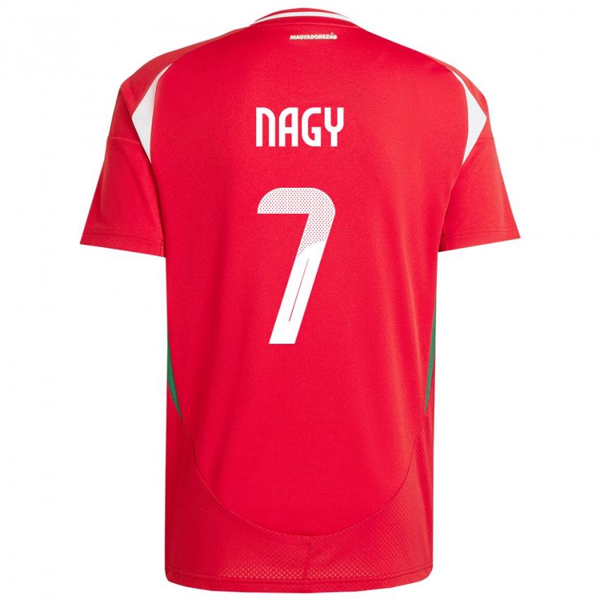 Niño Camiseta Hungría Fanni Nagy #7 Rojo 1ª Equipación 24-26 La Camisa