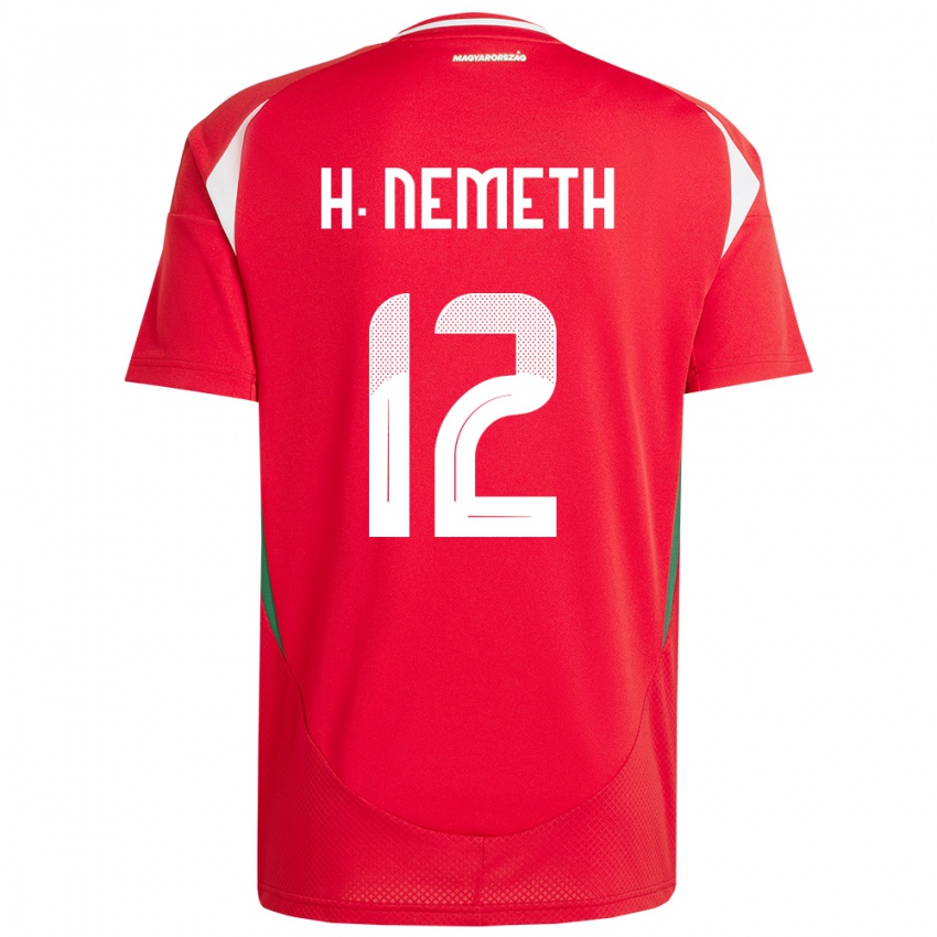 Niño Camiseta Hungría Hanna Németh #12 Rojo 1ª Equipación 24-26 La Camisa