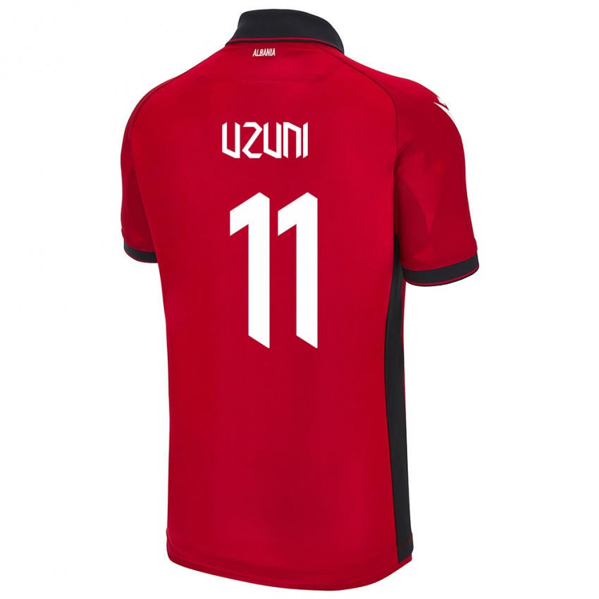 Niño Camiseta Albania Myrto Uzuni #11 Rojo 1ª Equipación 24-26 La Camisa