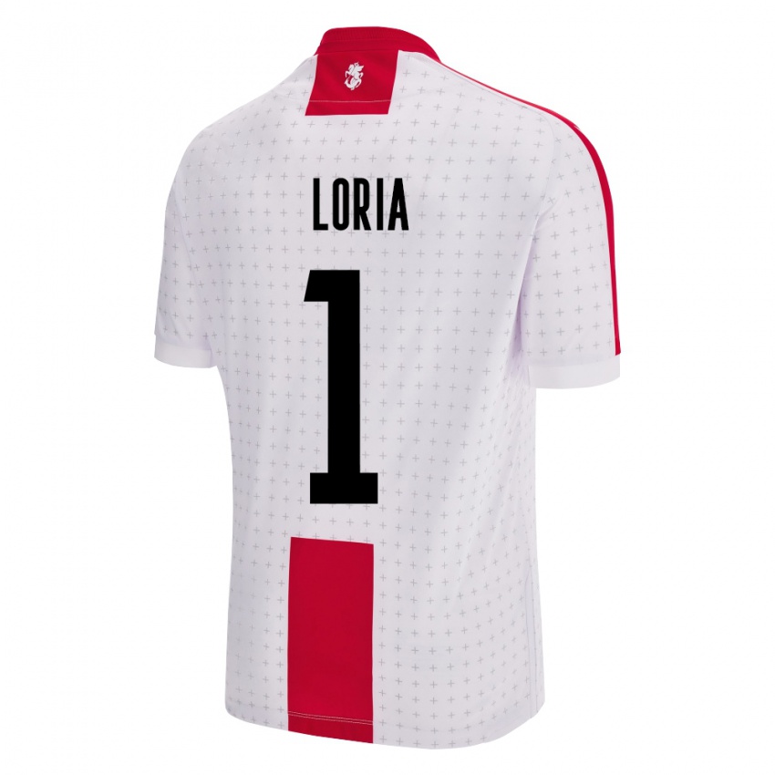 Niño Camiseta Georgia Giorgi Loria #1 Blanco 1ª Equipación 24-26 La Camisa